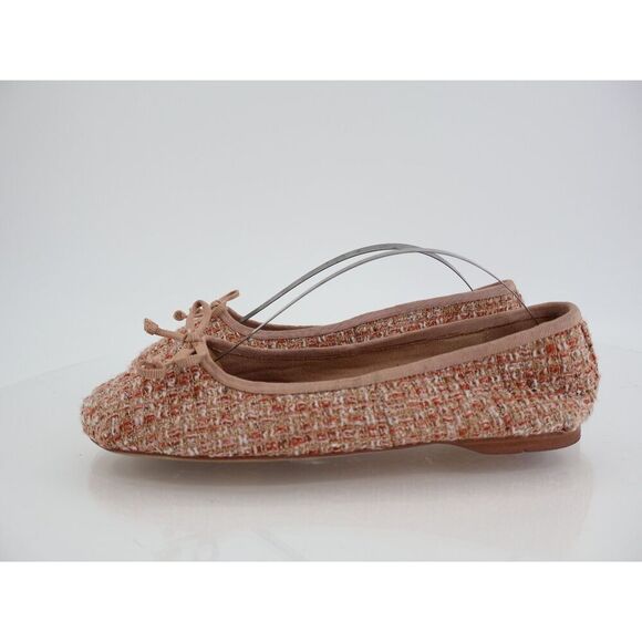 Sam Edelman Zooey Ballet Flats Womens Size 7.5 Tweed Bow Slip on Shoes Comfy - Picture 5 of 14